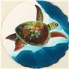 Image 2 : Wyland, "Turtle Teal Sea" Framed Original Watercolor Painting, Hand Signed with Certificate of Authe