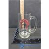 Image 7 : (3) Glass Pitchers & (6) Beer Mugs