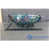 Image 4 : (2) Glass Bowls (1 Carnival Glass)