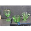 Image 9 : Green Glassware