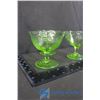 Image 19 : Large Collection of Green Glassware