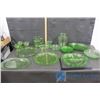 Image 1 : Large Collection of Green Glassware