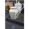 Image 2 : (4) Tea Pots; Coffee Canister & Cookie Jar