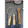 Image 4 : Vintage Misc (Wooden Dowels, Homemade Instrument, Nails)