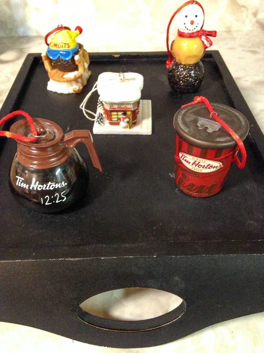 (5) Tim Horton's Christmas Tree Ornaments