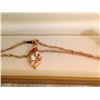 Image 3 : 14K Rose Gold Filled Necklace & Earring Set