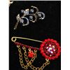 Image 4 : (10) Brooches