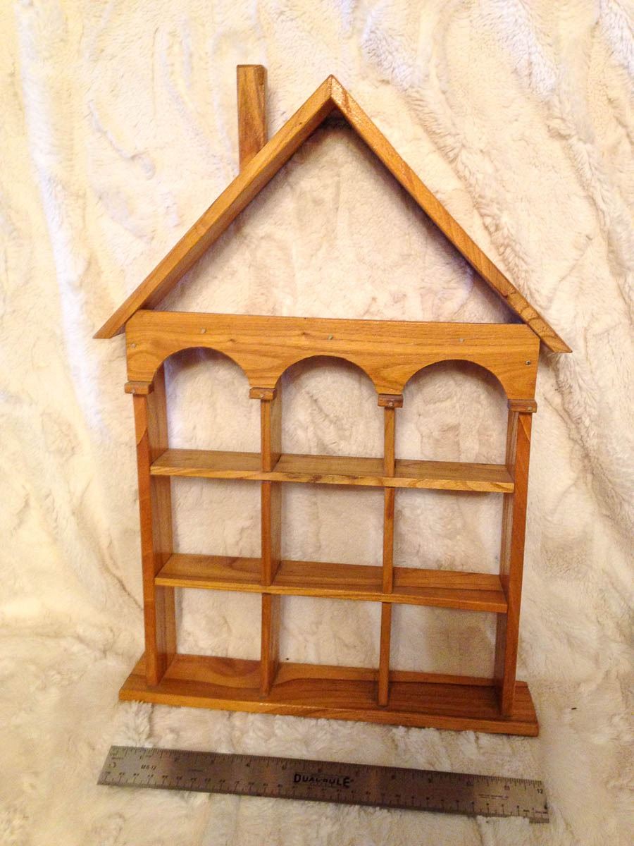 (2) Wooden Knick Knack Shelves TWO TIMES THE MONEY