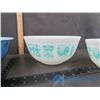 Image 2 : (3) Pyrex Bowls - 2 Butterprint Bowls from 1957-1968