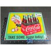 Image 1 : Reproduction Porcelain Coca-Cola Sign