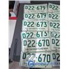 Image 2 : (12) Unused Saskatchewan License Plates