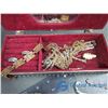 Image 3 : (3) Jewelry Boxes With Assorted Costume Jewelry