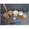 Image 2 : (5) Tobacco Tins and a Full Can of Pabst Blue Ribbon Beer