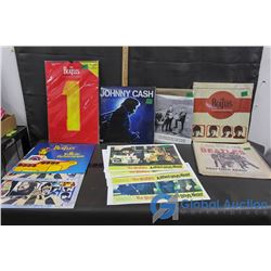 Beatles & Johnny Cash Related - Calendars, Posters, Newspapers, Ads