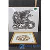 Image 1 : Dragon Print & Craft Work