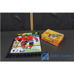 1988 O-Pee-Chee Box of 48 Packs of Yearbook Stickers & Yearbook Album