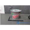 Image 4 : Detroit Redwings Metal Helmet, Custom Crafted & Metal Pail