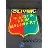 Image 1 : Oliver "Finest In Farm Machinery" Porcelain Sign
