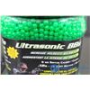 Image 2 : Tub of Ultrasonic BBs 6mm Softair .12g
