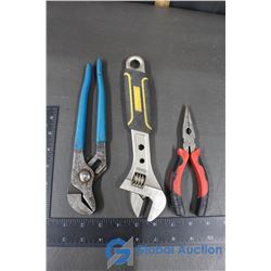 Adjustable Wrench, Pliers (2)