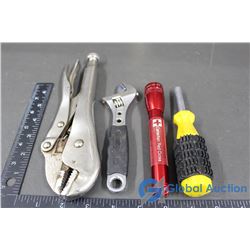 Craftsman Adjustable Pliers, Wrench, Multi-End Screwdriver, Flashlight