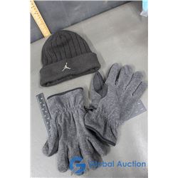 Air Jordon Toque, XL Fleece Gloves
