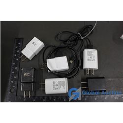 Samsung Adaptors (4), Cords (2)