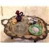 Image 1 : Tray w/Vintage Glassware & China