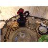 Image 2 : Tray w/Vintage Glassware & China