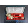 Image 1 : Fork & Spoon Serving Set in Box from Thailand