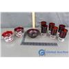Image 1 : Red Glass Collection