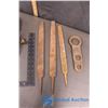 Image 3 : Assortment of Vintage Hand Drill, Files, etc.
