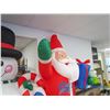 Image 2 : 8' Fan Inflated Light Up Santa Claus