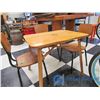 Image 1 : Kids Wooden Table w/4 Chairs