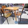 Image 4 : Kids Wooden Table w/4 Chairs