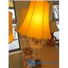 Image 7 : (2) Vintage Table Lamps & Matching Floor Lamp