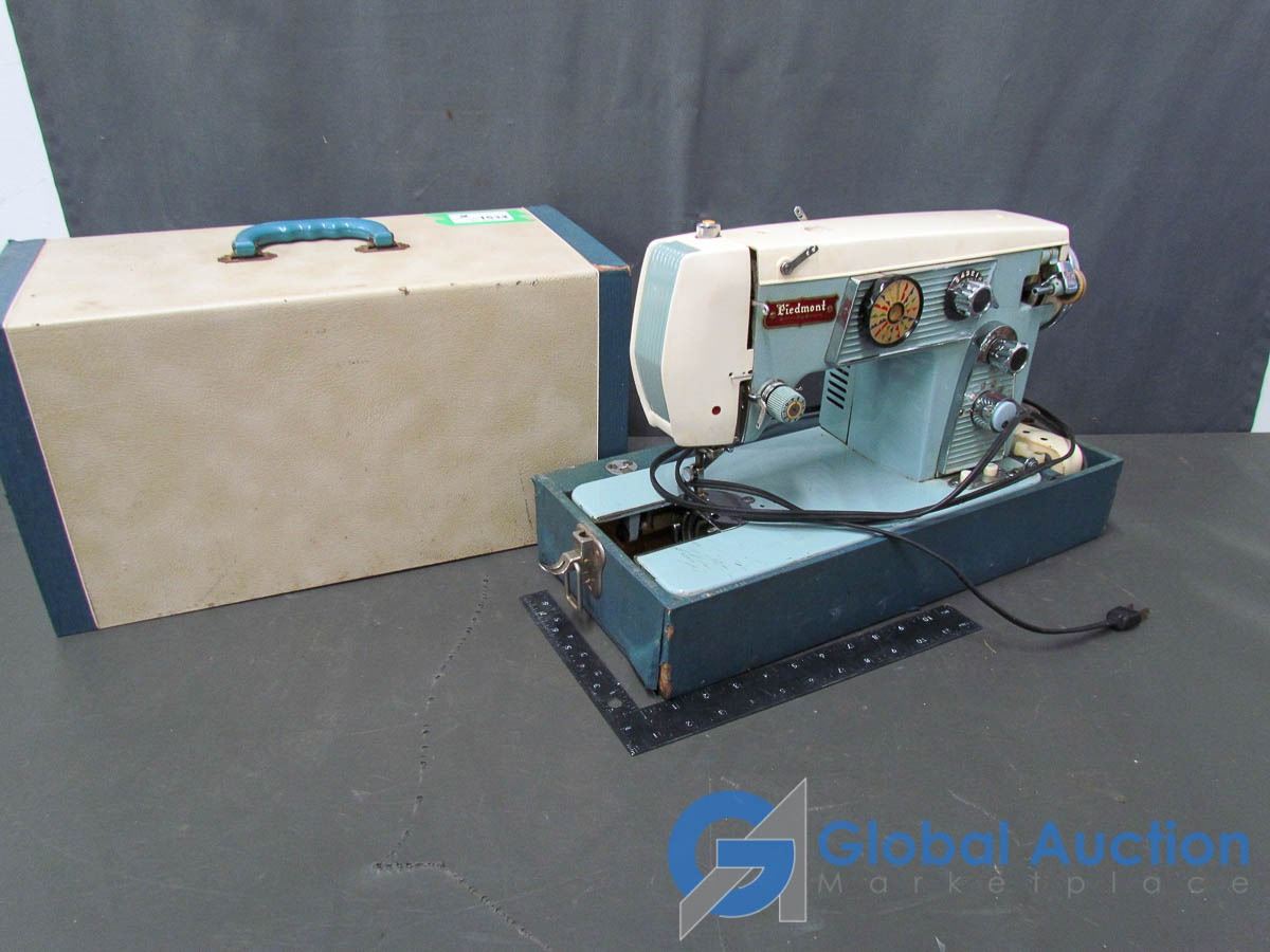 Piedmont Hudson's Bay Company Vintage Sewing Machine w/ Case