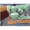 Image 3 : 1950's Green Singer Sewing Machine w/Case