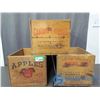 Image 2 : Assorted Wooden Apple Crates (BID PRICE TIMES 3)