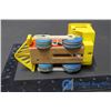 Image 14 : Toy Cars, Fisher-Price Train, and Plastic Cases