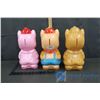 Image 2 : (3) Plastic Piggy Banks - Bid Price x3