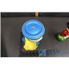 Image 5 : Plastic Squeaky Donald Duck, Mickey Mouse Bank and Small Donald Duck Toy