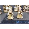 Image 2 : Christmas Village Decor and Figurines Tea Light Set