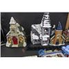 Image 6 : Assorted Christmas Village Decor