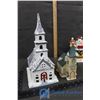 Image 13 : Assorted Christmas Village Decor