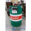 Image 1 : 45 Gallon Castrol Motor Oil Metal Drum