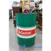 Image 2 : 45 Gallon Castrol Motor Oil Metal Drum