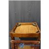 Image 2 : Wooden Leather Top Storage Bench
