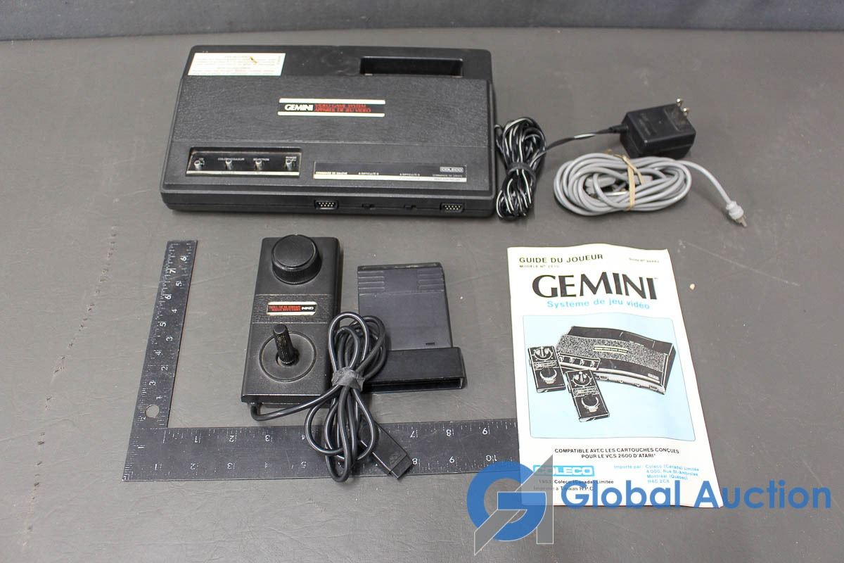 1983 Gemini Video Game System (Working, Games Need Cleaning)
