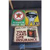 Image 1 : Texaco, Michelin and Shell Tin Repo Signs